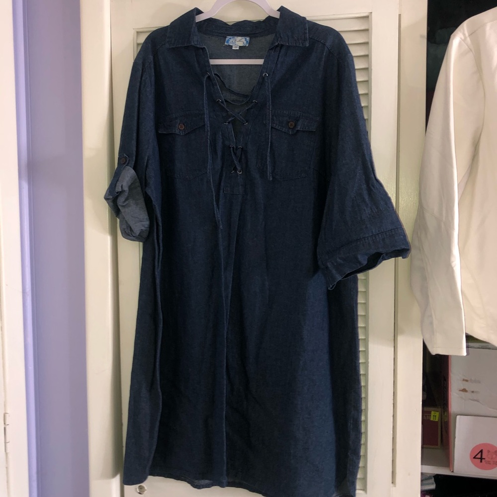 Denim dress